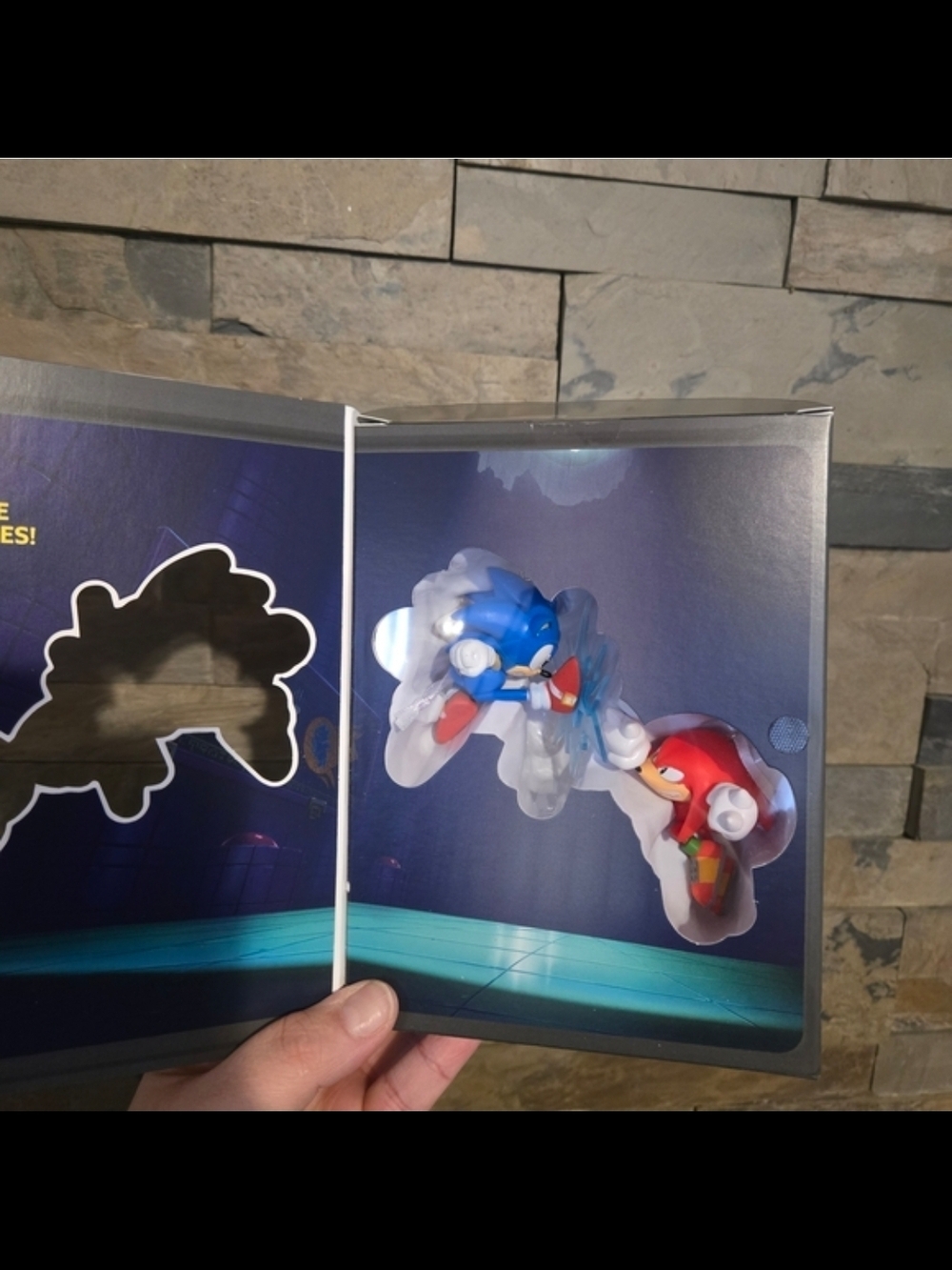 Sonic the Hedgehog Sonic vs Knuckles Ornament Set - Walmart Exclusive - Picture 2 of 3
